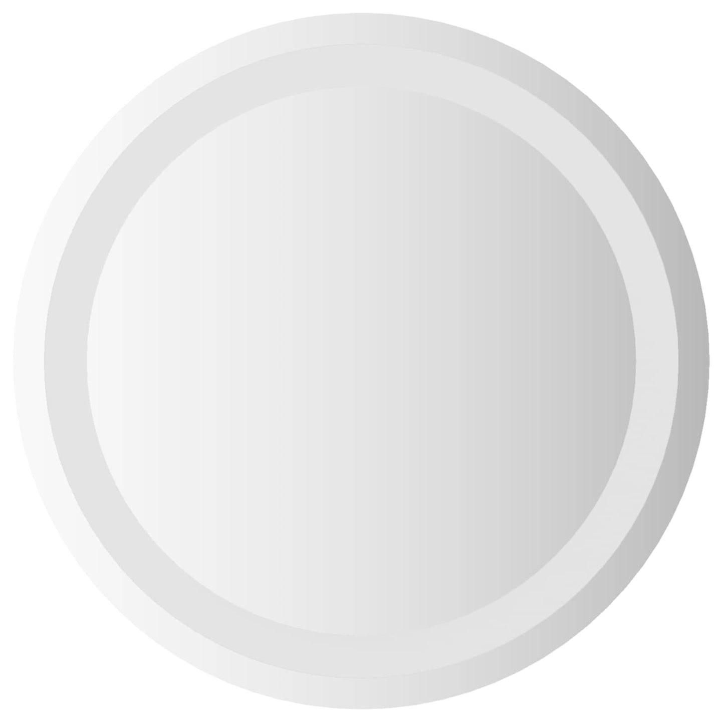 LED Badkamer Spiegel Transparant Ø 40 cm gehard glas