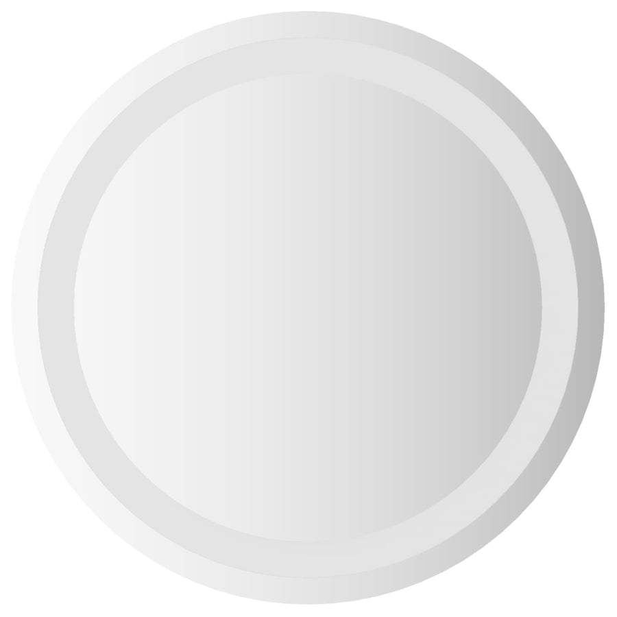 LED Badkamer Spiegel Transparant Ø 40 cm gehard glas
