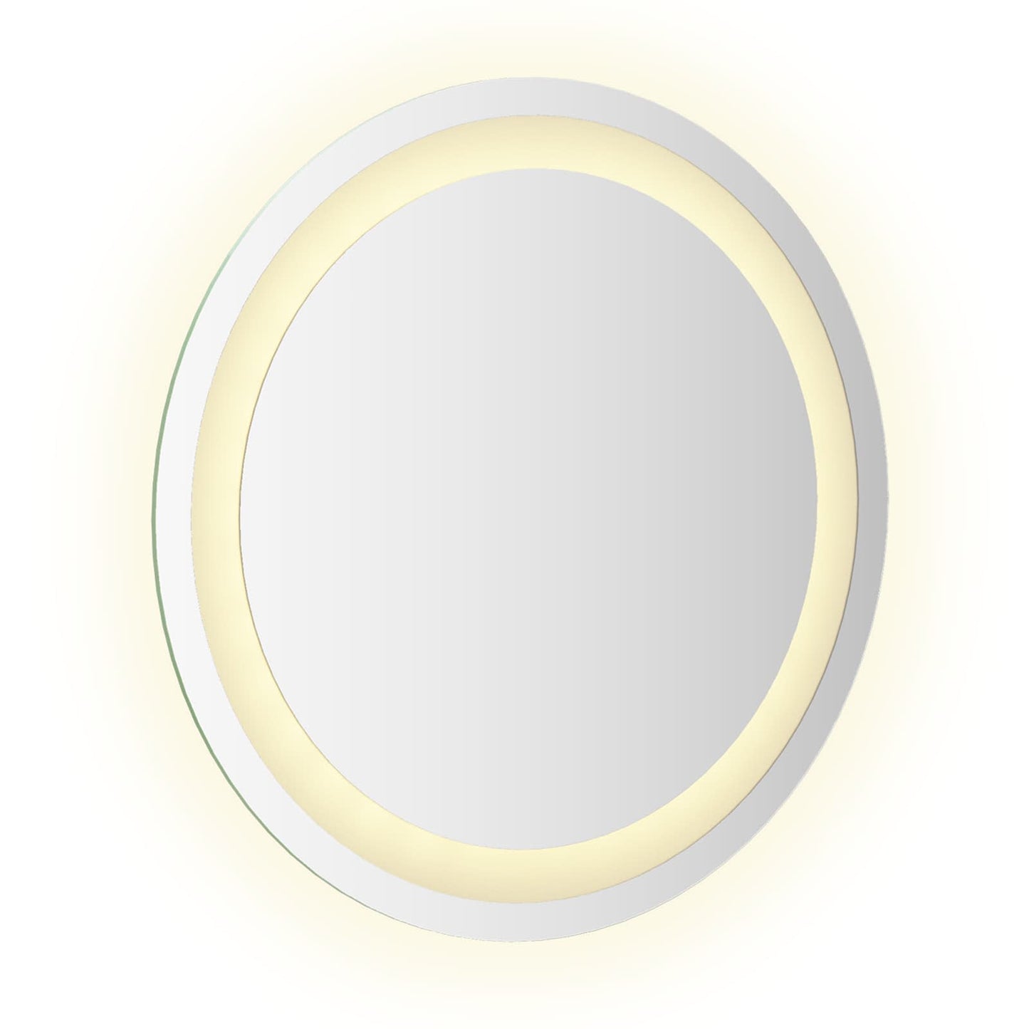 LED Badkamer Spiegel Transparant Ø 40 cm gehard glas