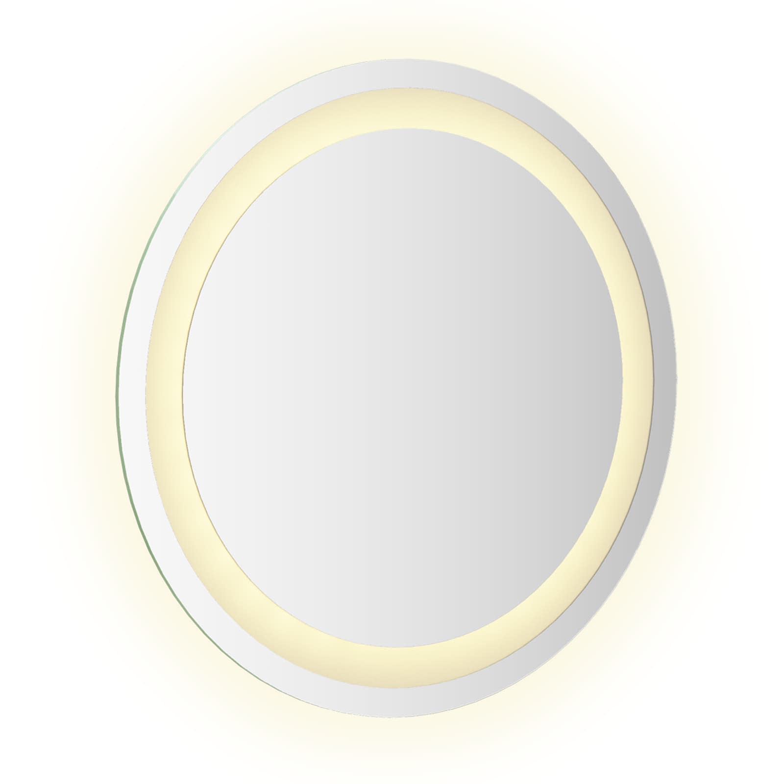LED Badkamer Spiegel Transparant Ø 40 cm gehard glas