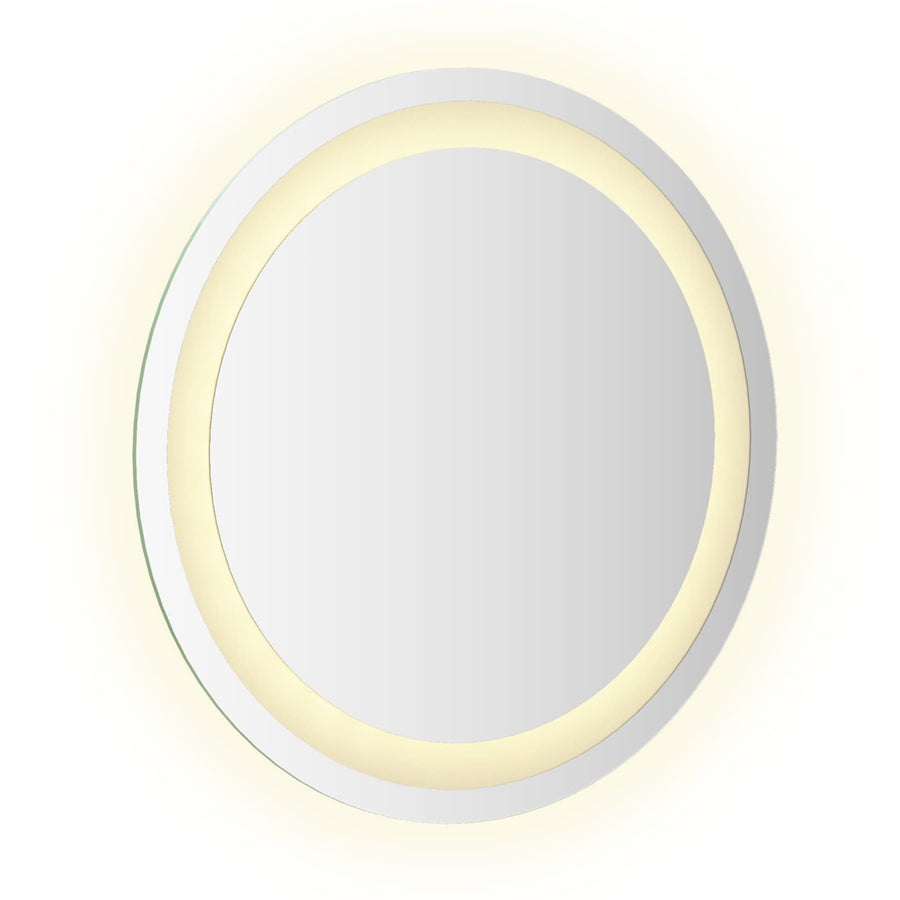 LED Badkamer Spiegel Transparant Ø 40 cm gehard glas