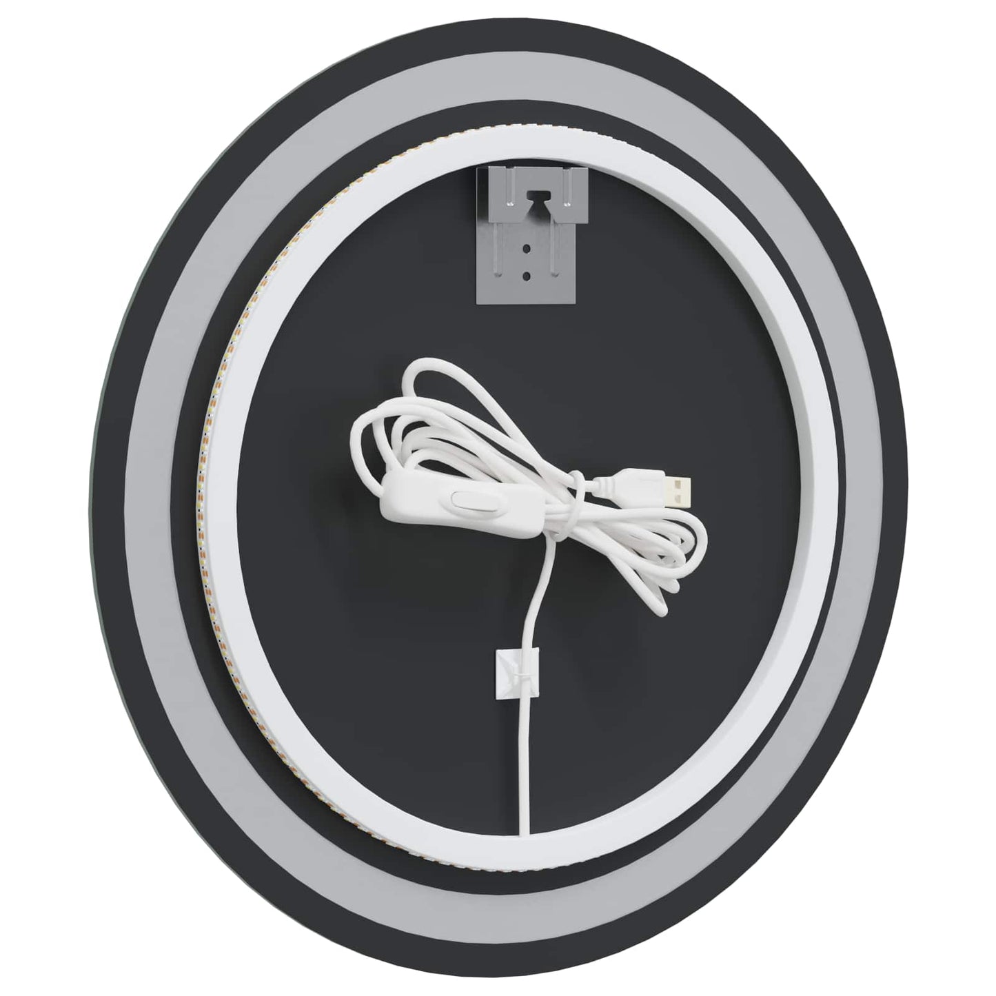 LED Badkamer Spiegel Transparant Ø 50 cm gehard glas