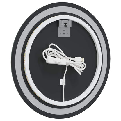 LED Badkamer Spiegel Transparant Ø 50 cm gehard glas