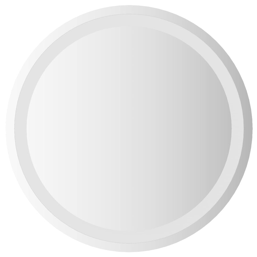 LED Badkamer Spiegel Transparant Ø 50 cm gehard glas