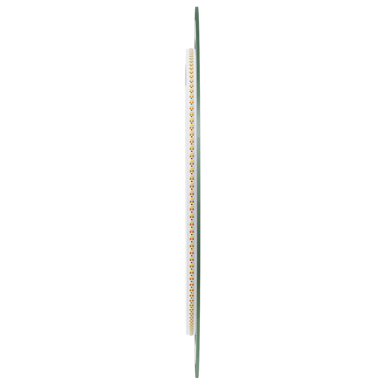 LED Badkamer Spiegel Transparant Ø 50 cm gehard glas