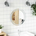 LED Badkamer Spiegel Transparant Ø 60 cm gehard glas