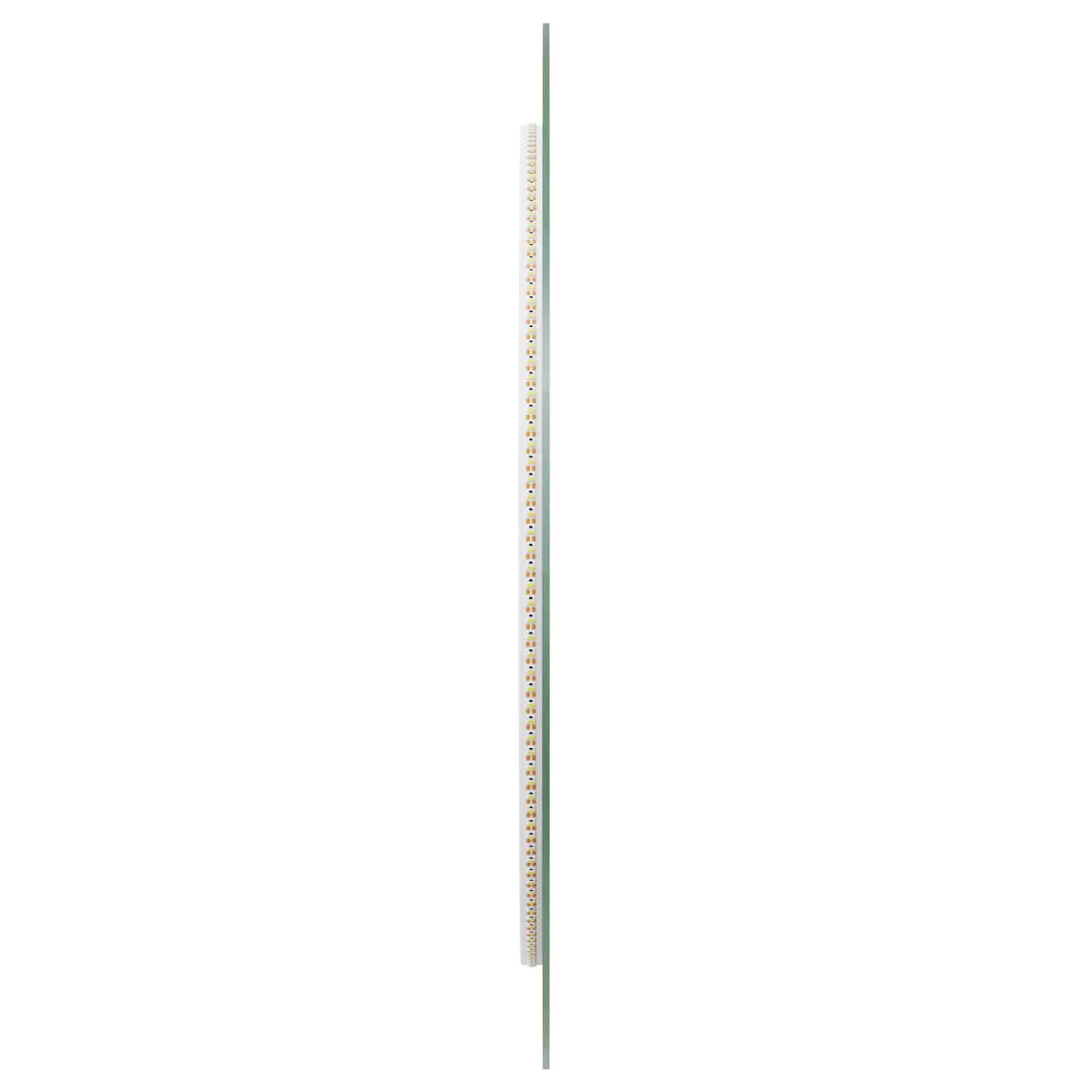 LED Badkamer Spiegel Transparant Ø 60 cm gehard glas