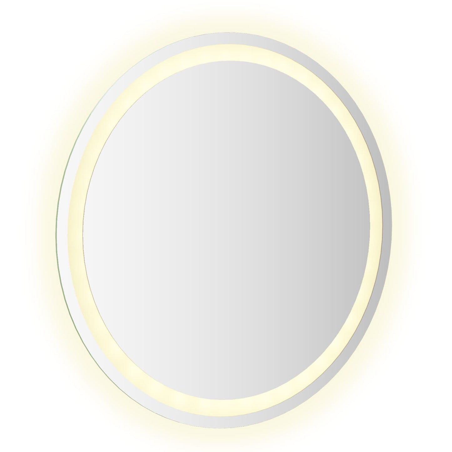 LED Badkamer Spiegel Transparant Ø 60 cm gehard glas