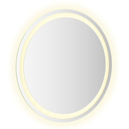 LED Badkamer Spiegel Transparant Ø 60 cm gehard glas