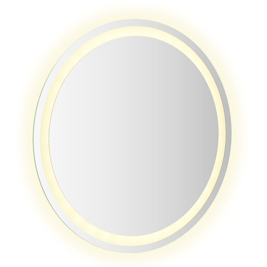 LED Badkamer Spiegel Transparant Ø 60 cm gehard glas