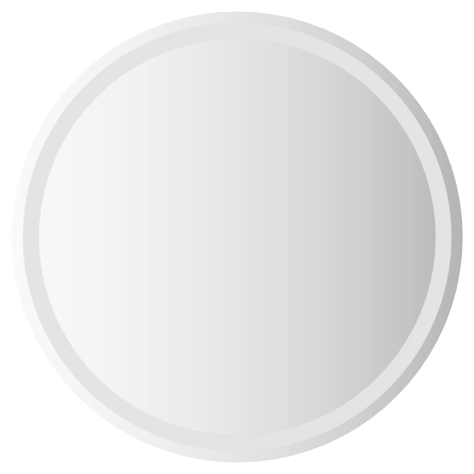 LED Badkamer Spiegel Transparant Ø 70 cm gehard glas