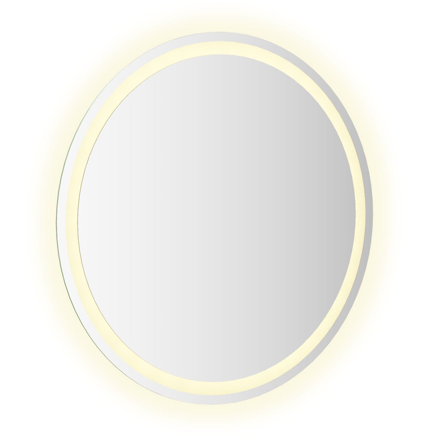 LED Badkamer Spiegel Transparant Ø 70 cm gehard glas