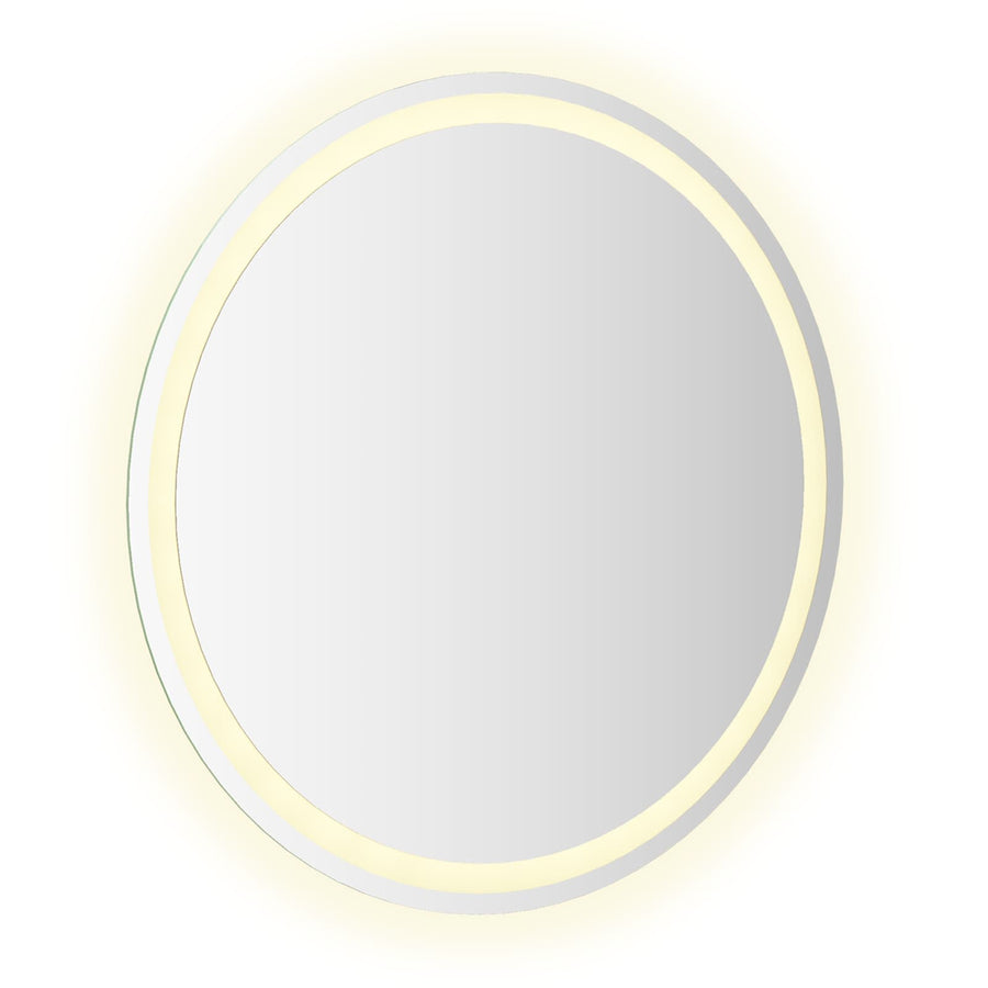 LED Badkamer Spiegel Transparant Ø 70 cm gehard glas