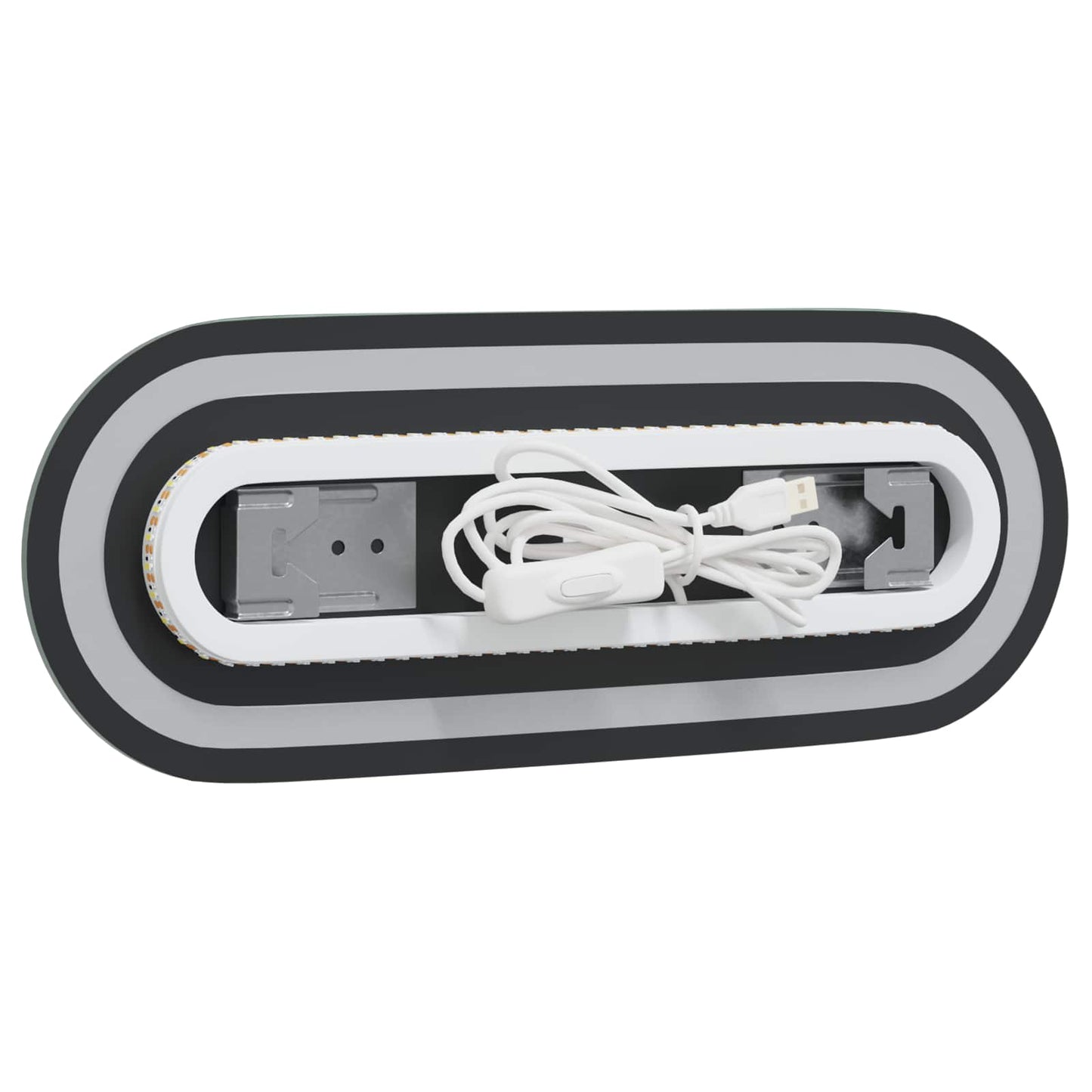 LED Badkamer Spiegel Transparant 40 x 15 cm gehard glas