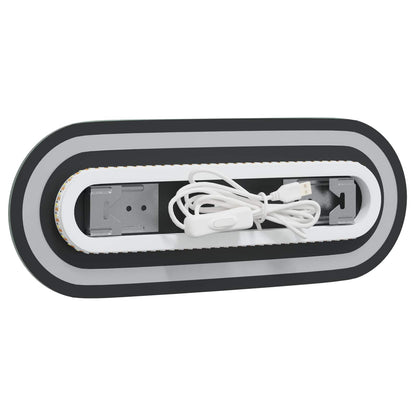 LED Badkamer Spiegel Transparant 40 x 15 cm gehard glas