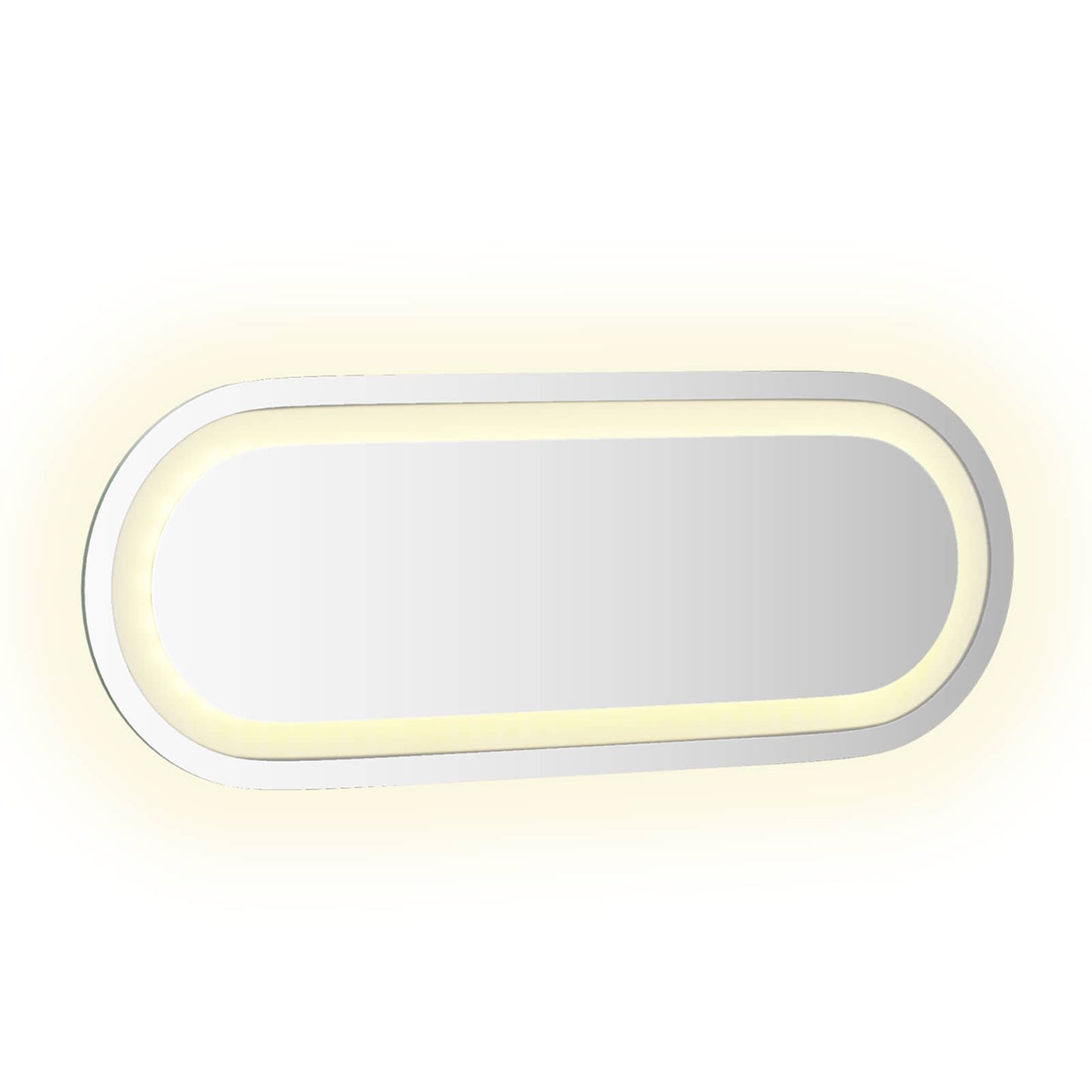 LED Badkamer Spiegel Transparant 40 x 15 cm gehard glas