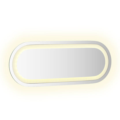 LED Badkamer Spiegel Transparant 40 x 15 cm gehard glas