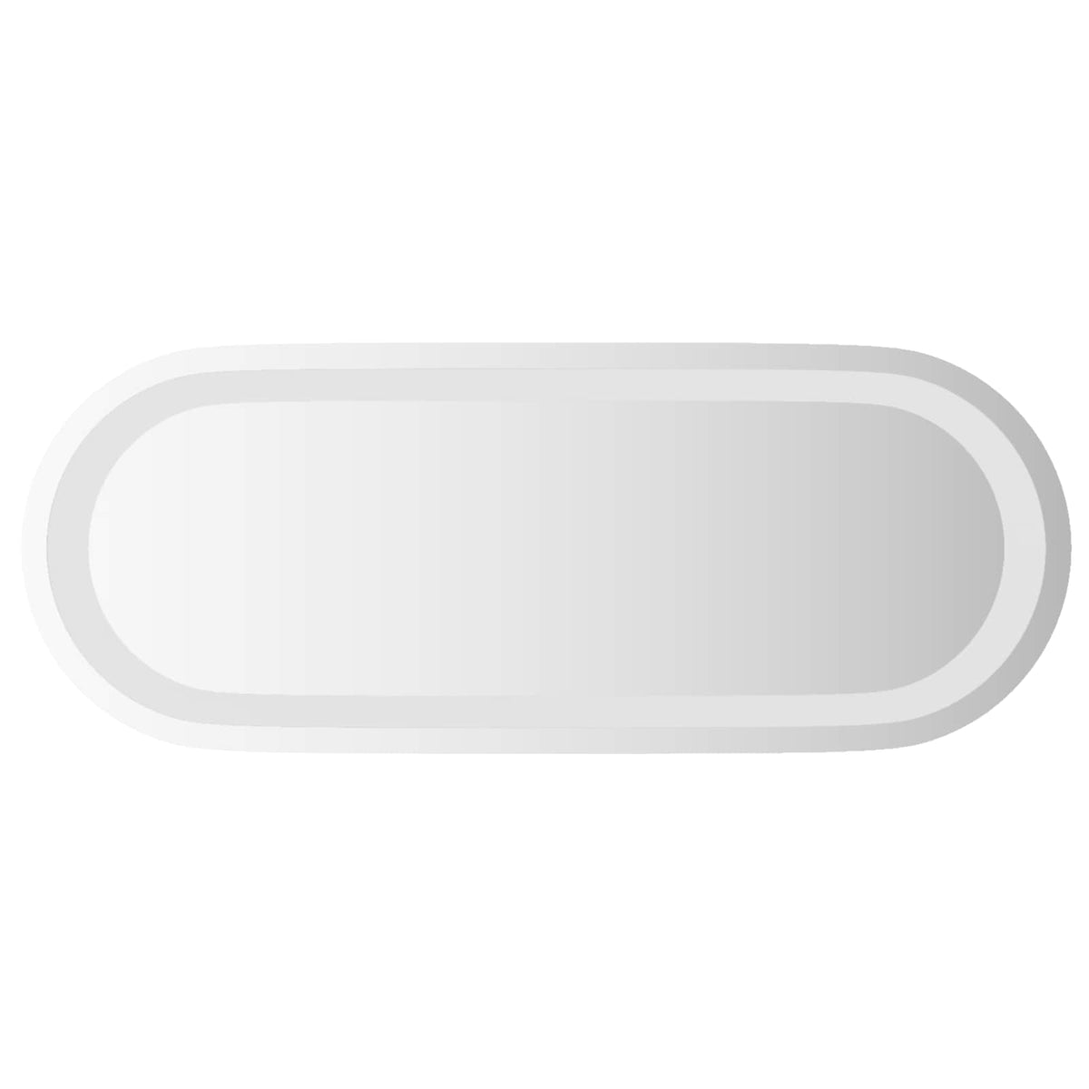 LED Badkamer Spiegel Transparant 50 x 20 cm gehard glas