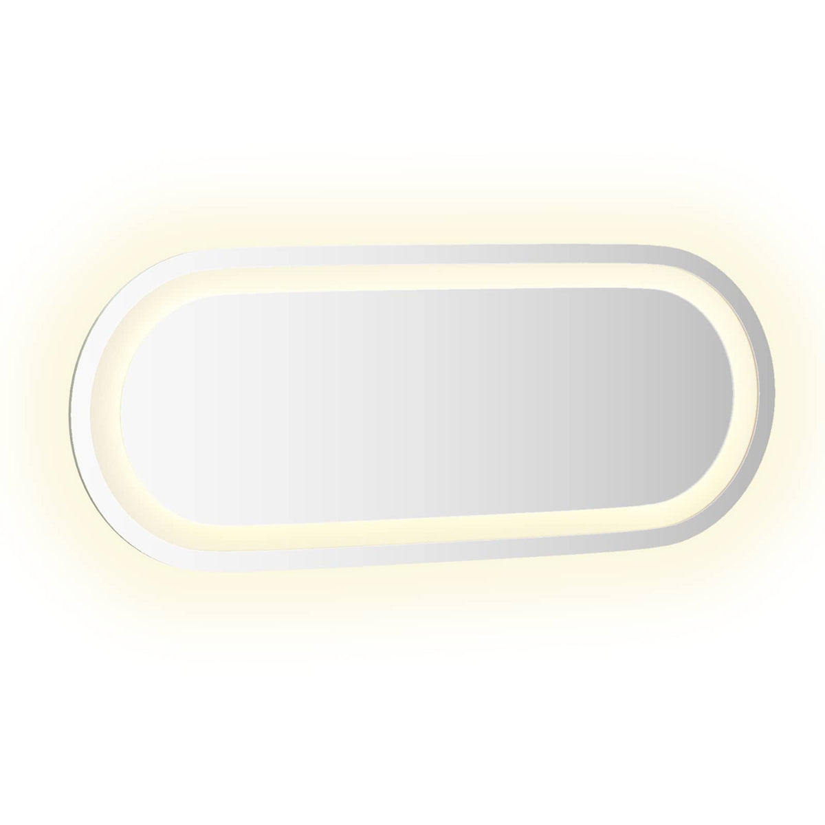 LED Badkamer Spiegel Transparant 50 x 20 cm gehard glas