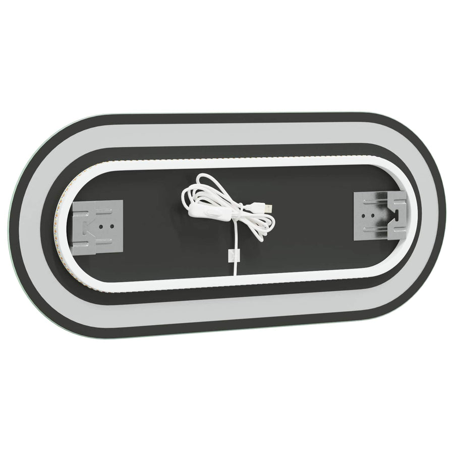 LED Badkamer Spiegel Transparant 70 x 30 cm gehard glas