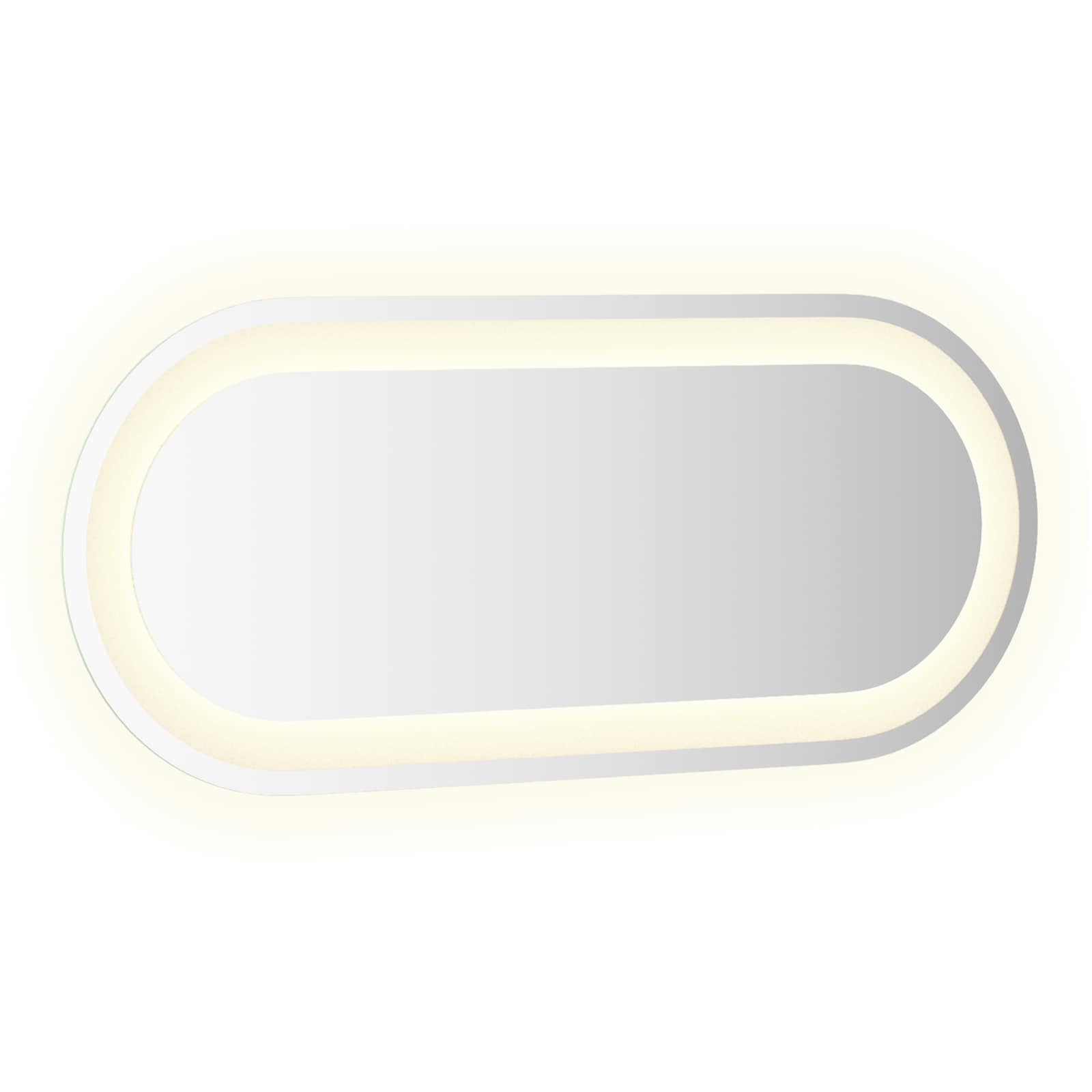 LED Badkamer Spiegel Transparant 70 x 30 cm gehard glas