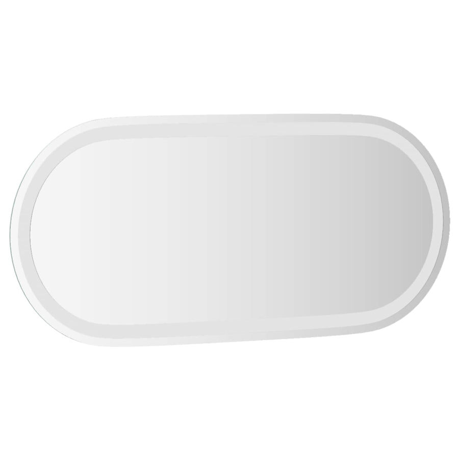 LED Badkamer Spiegel Transparant 80 x 35 cm gehard glas