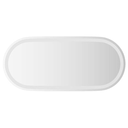 LED Badkamer Spiegel Transparant 80 x 35 cm gehard glas