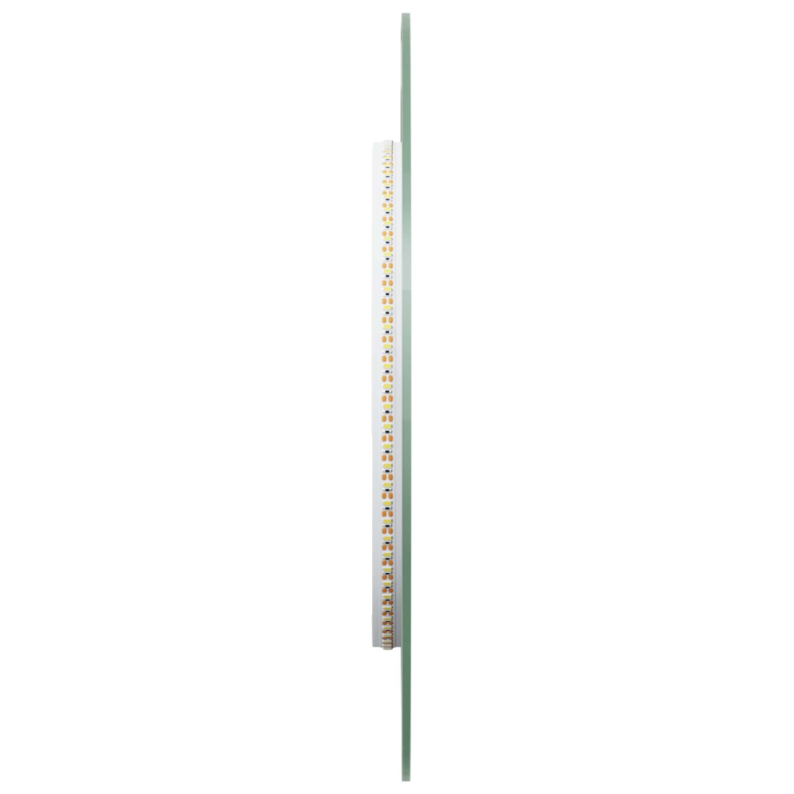 LED Badkamer Spiegel Transparant 80 x 35 cm gehard glas