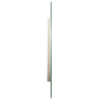 LED Badkamer Spiegel Transparant 80 x 35 cm gehard glas