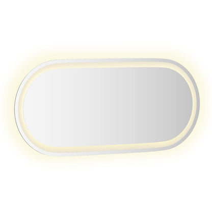 LED Badkamer Spiegel Transparant 80 x 35 cm gehard glas