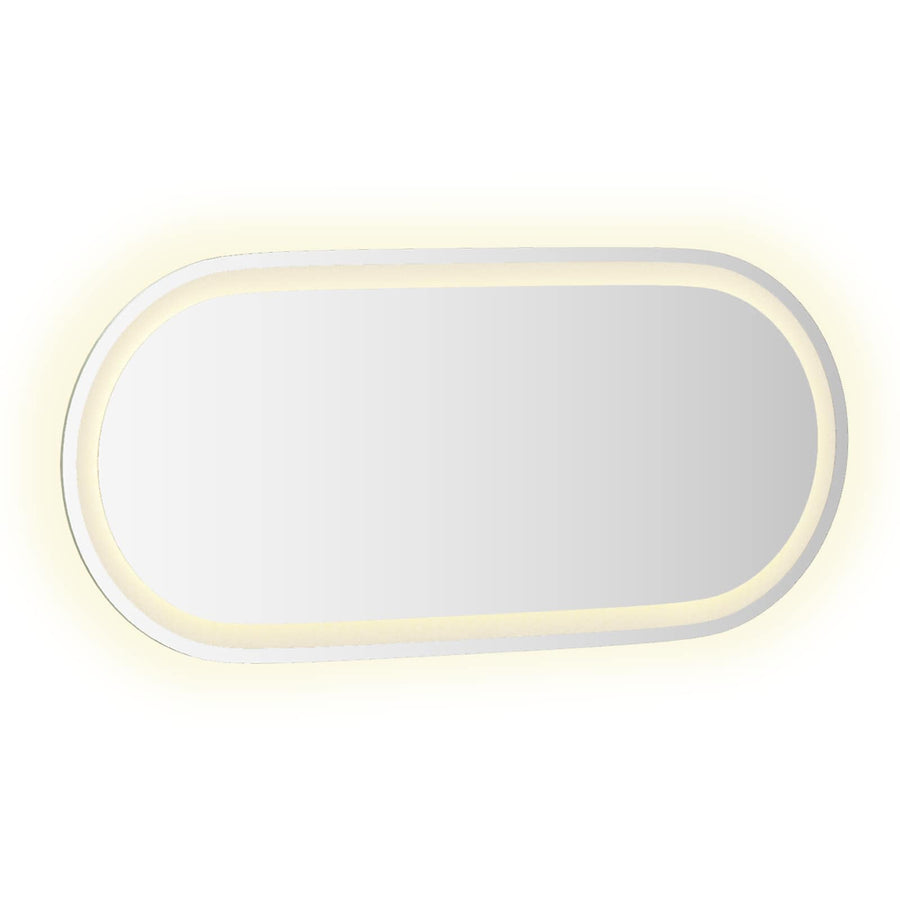LED Badkamer Spiegel Transparant 80 x 35 cm gehard glas