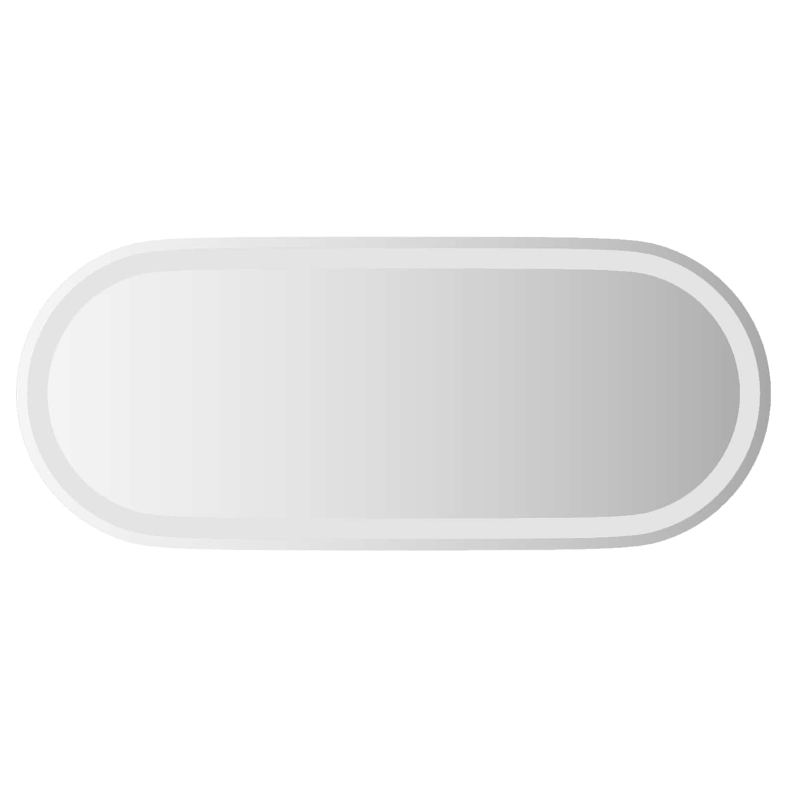 LED Badkamer Spiegel Transparant 90 x 40 cm gehard glas