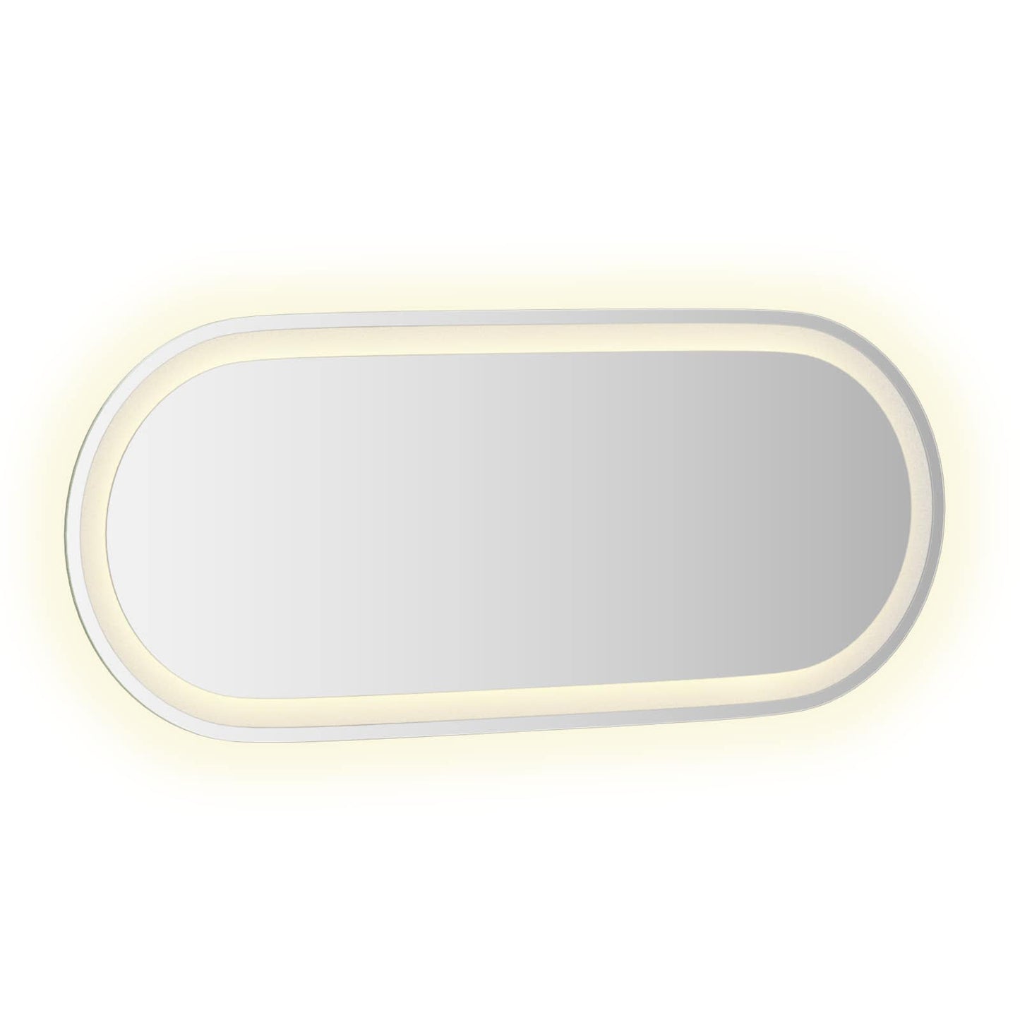 LED Badkamer Spiegel Transparant 90 x 40 cm gehard glas