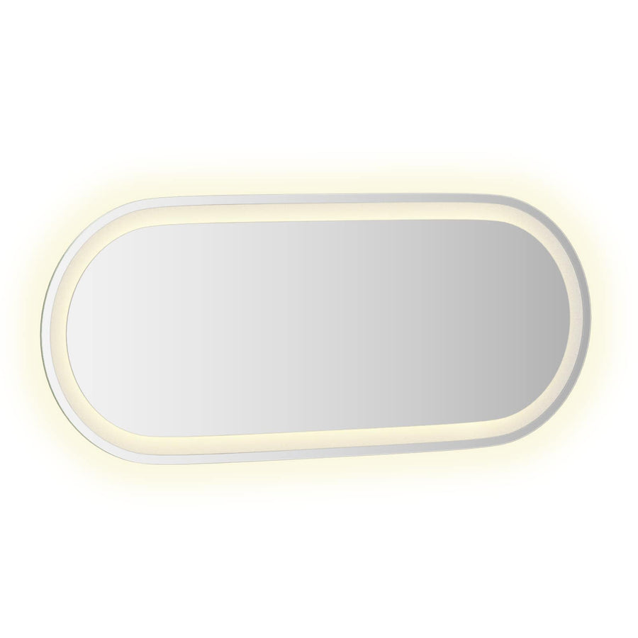 LED Badkamer Spiegel Transparant 90 x 40 cm gehard glas