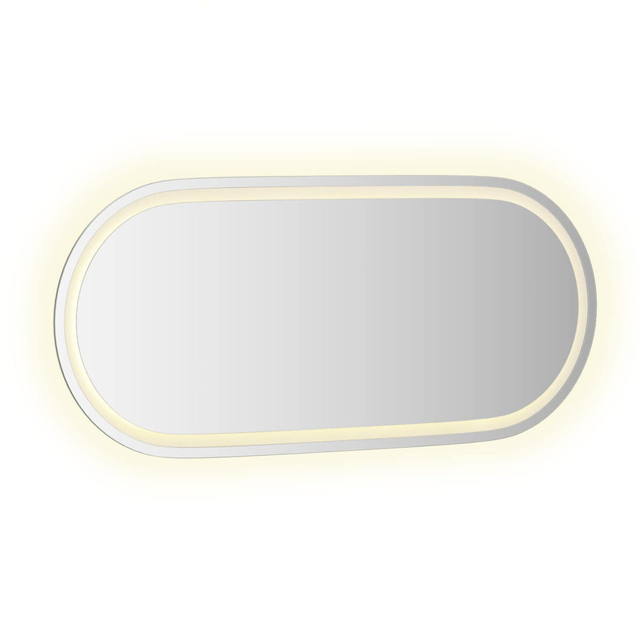 LED Badkamer Spiegel Transparant 100 x 45 cm gehard glas