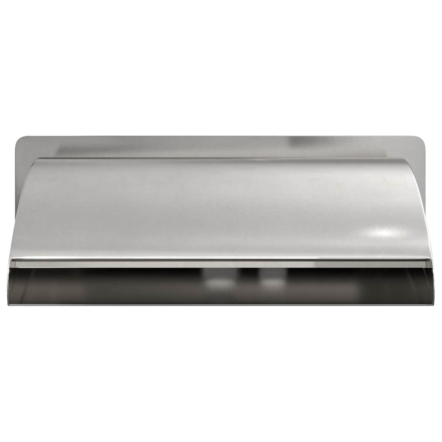 Zwembadwaterval met LED Roestvrij staal 304 30 x 9 x 26 cm