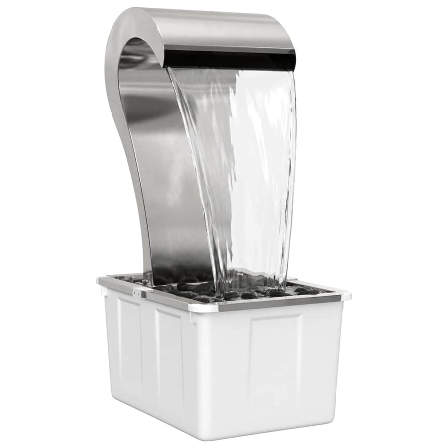 Tuinwaterval Roestvrij staal 304 54,5 x 34 x 83 cm zilver