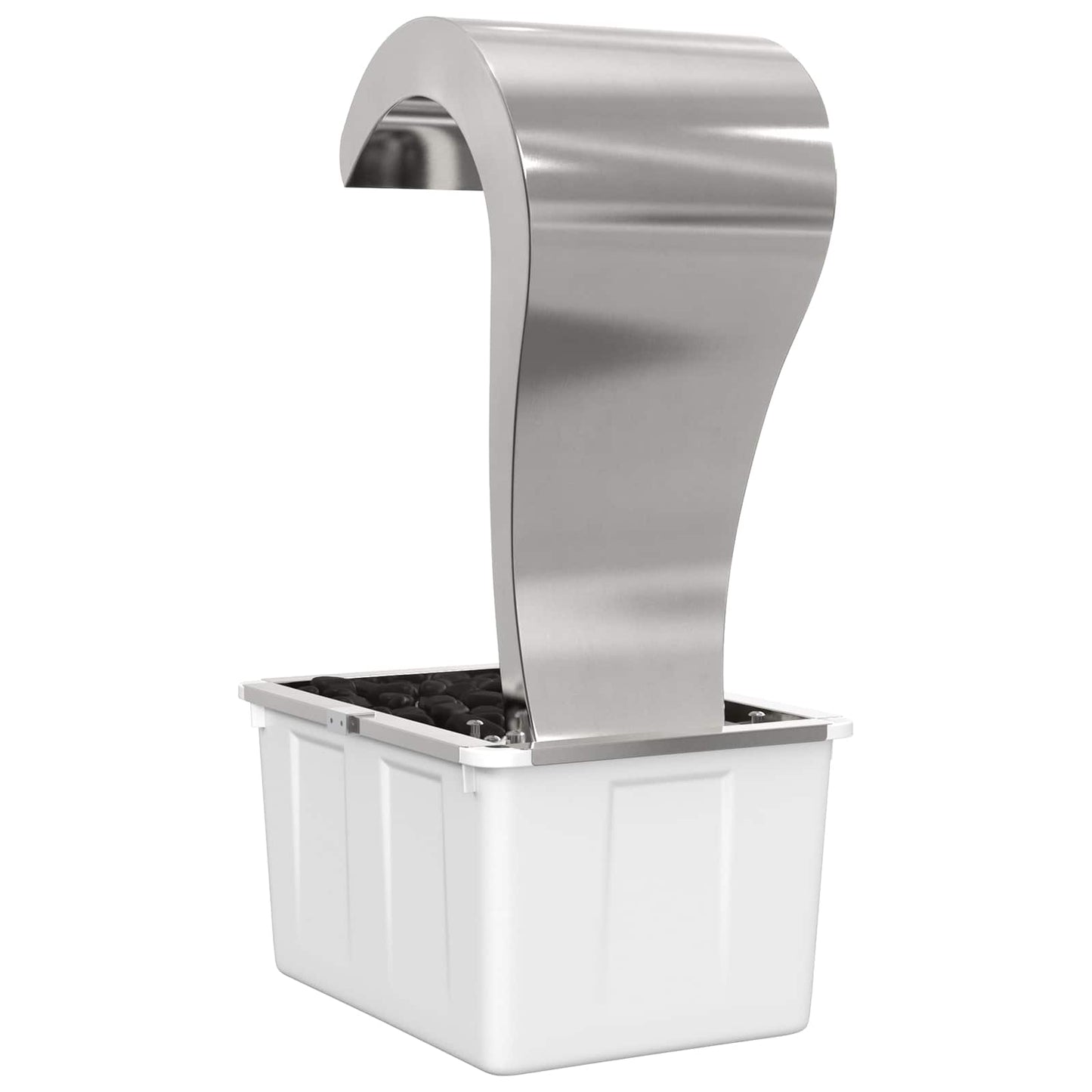 Tuinwaterval Roestvrij staal 304 54,5 x 34 x 83 cm zilver