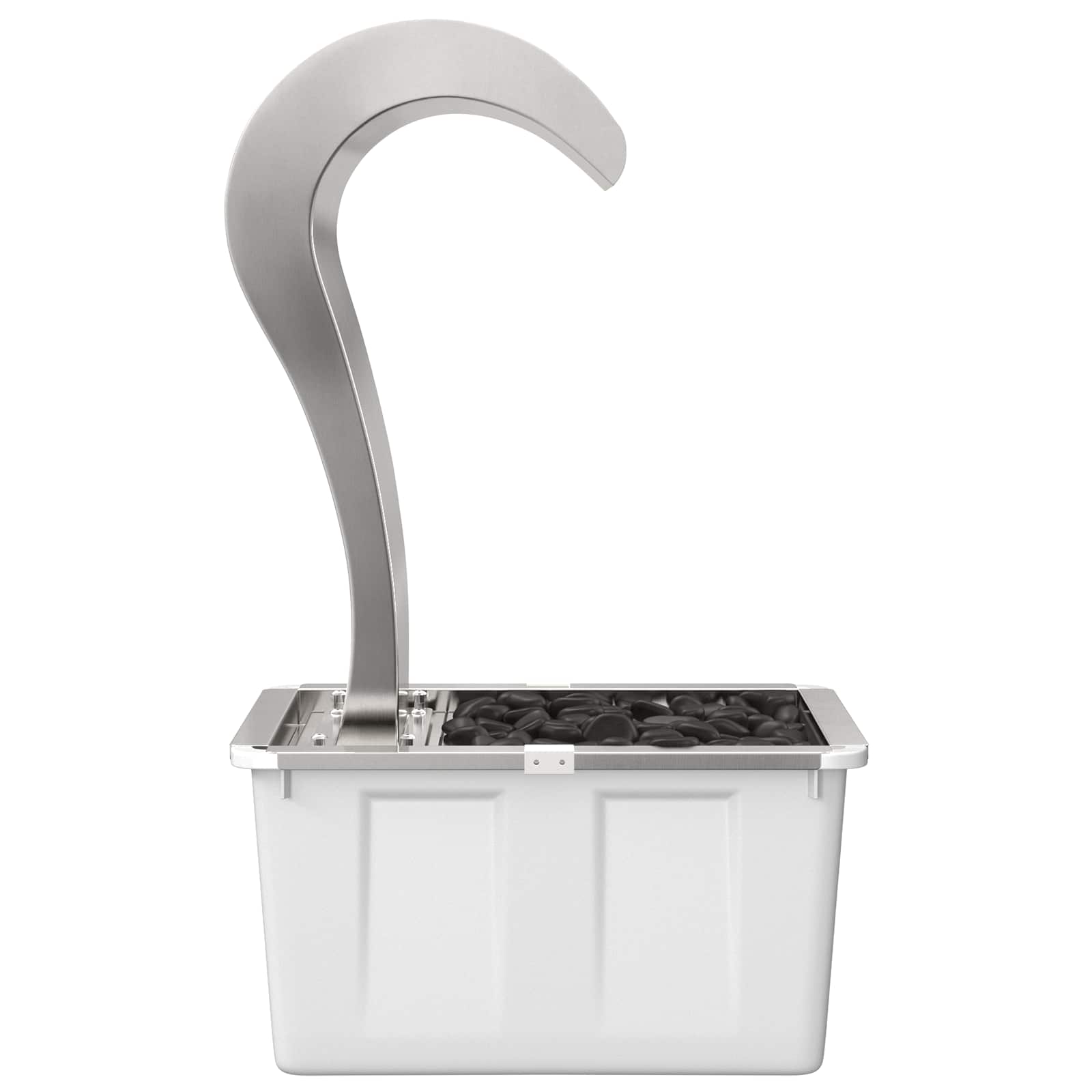 Tuinwaterval Roestvrij staal 304 54,5 x 34 x 83 cm zilver