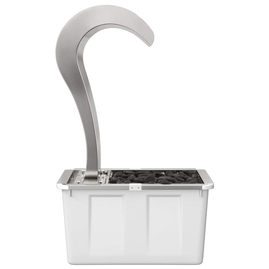 Tuinwaterval Roestvrij staal 304 54,5 x 34 x 83 cm zilver