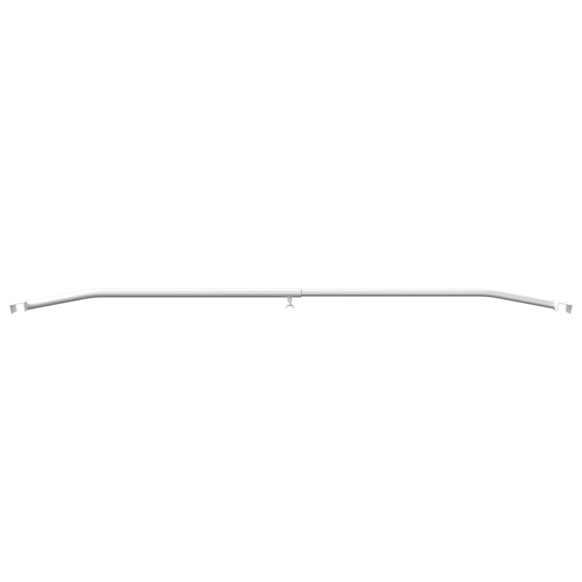 Zeildoekbevestiging voor aanhangwagens zilver 102-155 cm