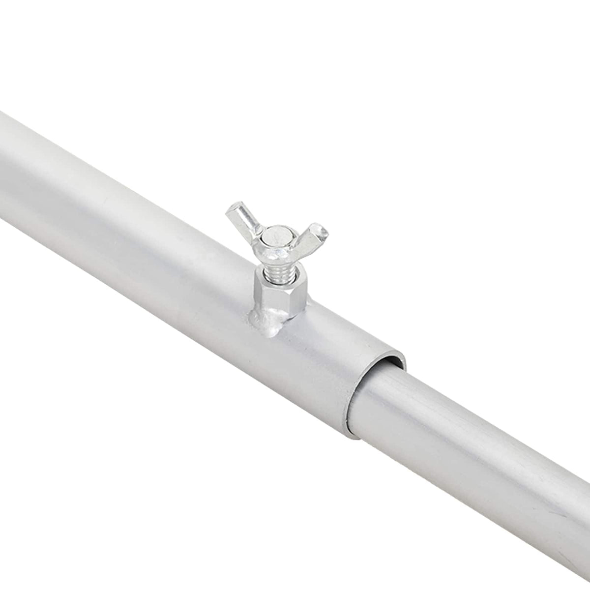 Zeildoekbevestiging voor aanhangwagens zilver 136-218 cm