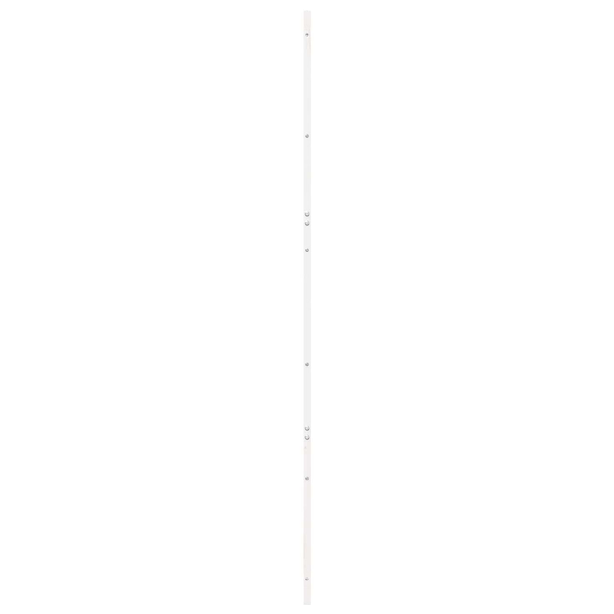 Schuifdeur Wit 80 x 2,5 x 208 cm Massief grenenhout