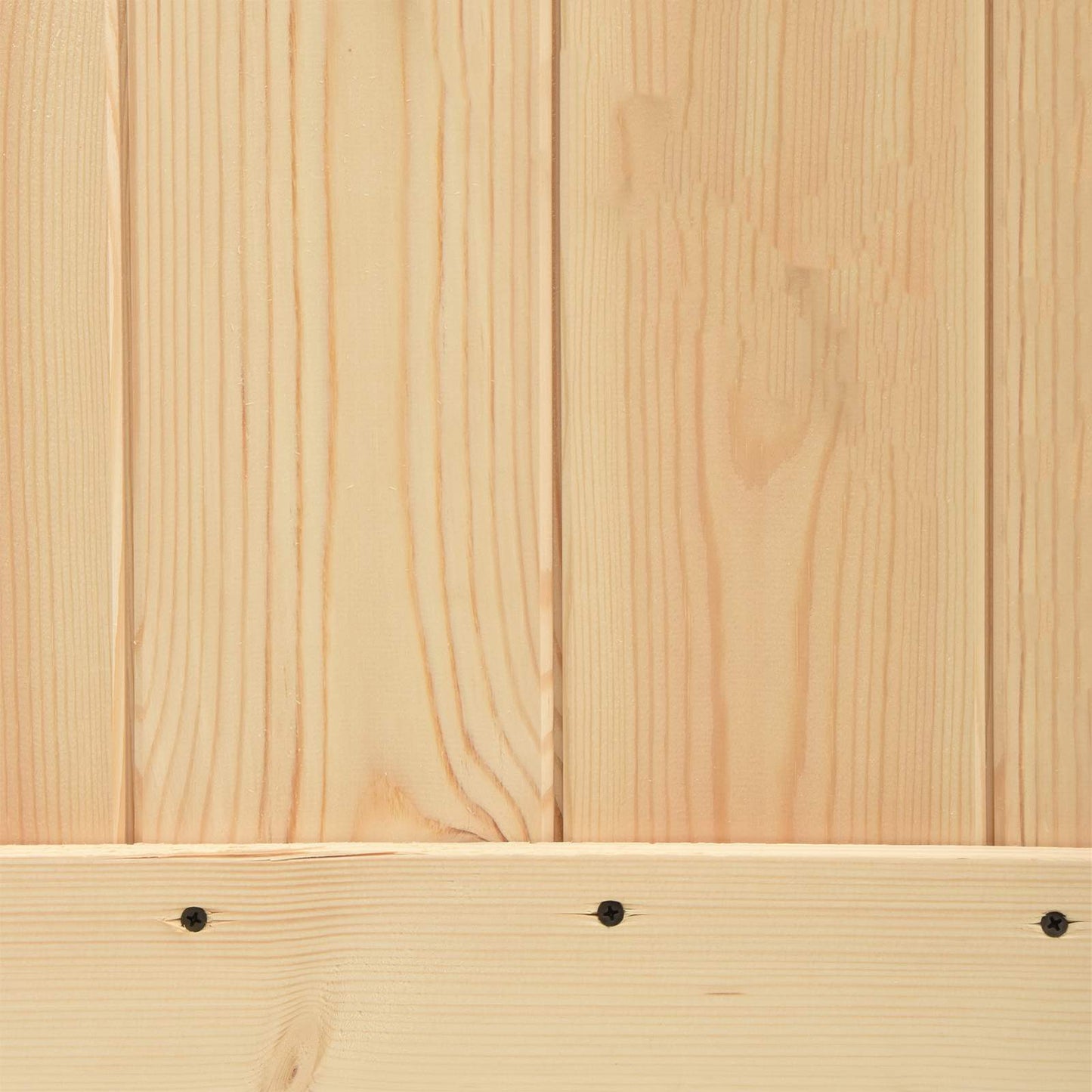 Schuifdeur Natuurlijk en Wit 90 x 210 cm Massief Grenenhout