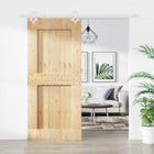 Schuifdeur massief grenenhout 200x5.5x210 cm