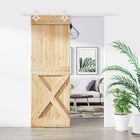Schuifdeur massief grenenhout 80x210 cm