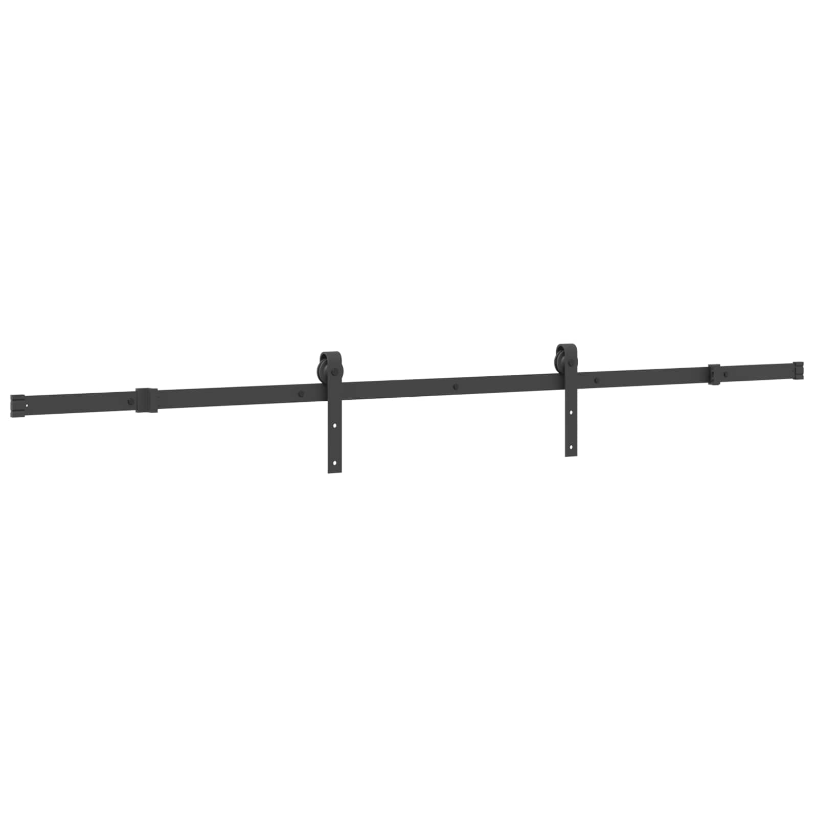 Schuifdeur NARVIK Naturel en Zwart 70 x 210 cm (213,5 cm)