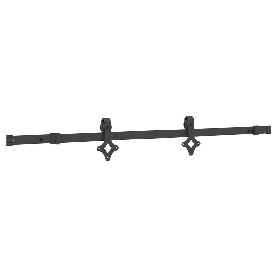 Schuifdeur NARVIK Naturel en Zwart 85 x 210 cm (152,5 cm)