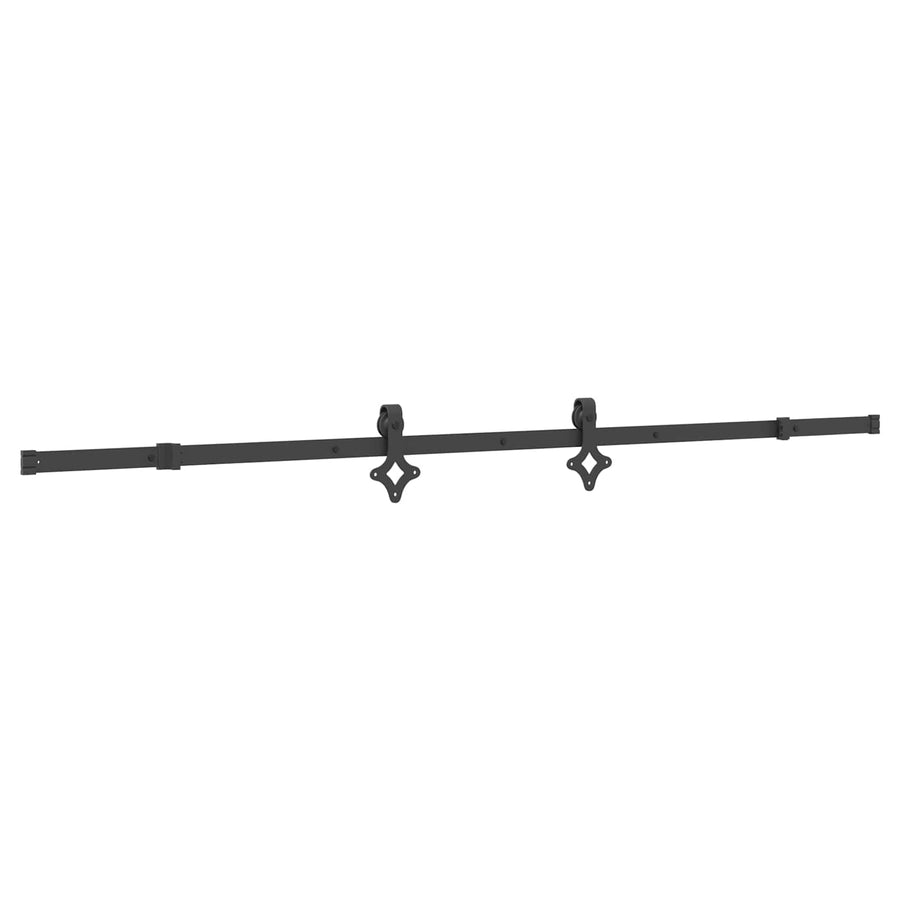 Schuifdeur NARVIK Naturel en Zwart 70 x 210 cm (213,5 cm)