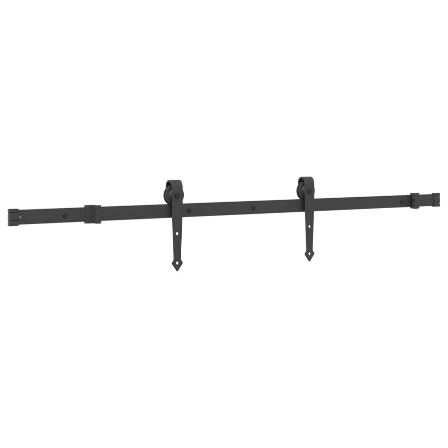 Schuifdeur NARVIK Naturel en Zwart 85 x 210 cm (152,5 cm)